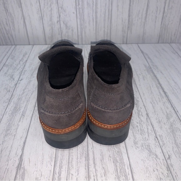 Womens Size 7 Vince. Brown Suede Platform Loafers EUC - Picture 4 of 7